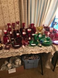 Beautiful Ruby Glass