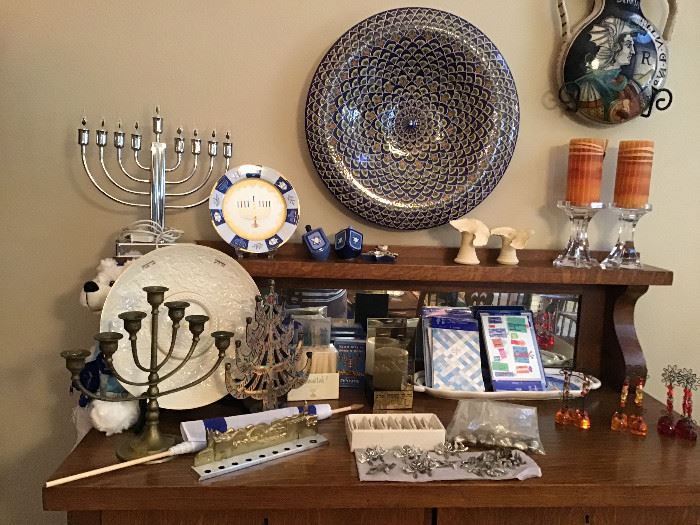 Large selection of Hanukkah items