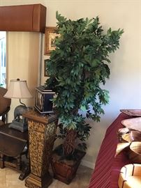 Decorative Stand. Silk Tree