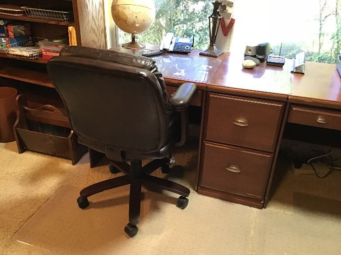 Office furniture, leather chair