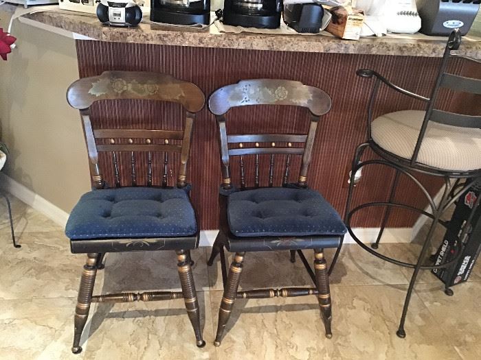 Pair of Hitchcock chairs
