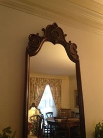 Antique wall mirror