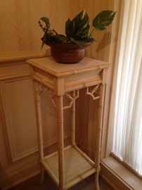 Bamboo style plant stand