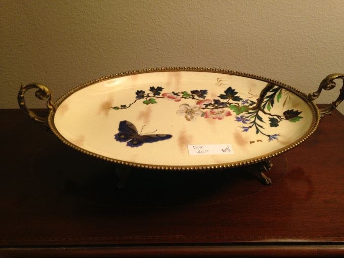 Victorian handled platter