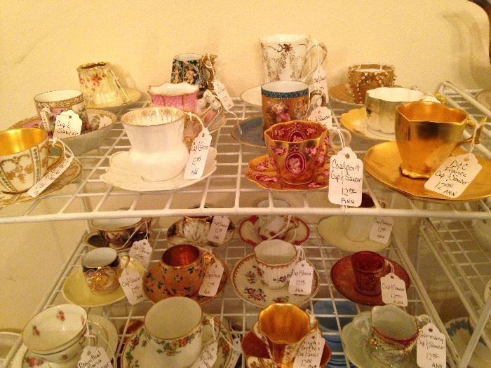 More of the cups and saucers