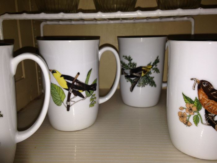 Bird mugs from Neiman Marcus