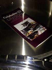 Calphalon Unison skillet with booklet