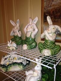 Darling bunnies ("See no evil, hear no evil . . .")