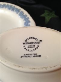Embossed  Wedgwood "Queen's Ware" from England