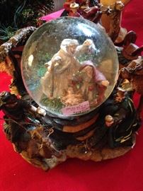 Nativity snow globe . . . the reason for the season!