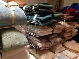 Blankets and bed sheets