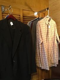 Men's shirts and sport coats