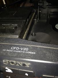 Sony CFD-V20 "CD radio cassette-corder"
