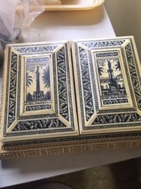 Unique vintage playing card holder