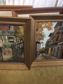 Original New Orleans oil paintings