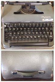 Vintage 1960's Olympia manual typewriter