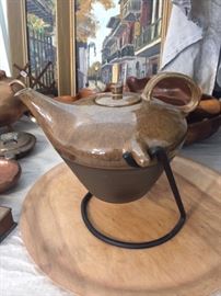 Cool MCM suspended stoneware teapot