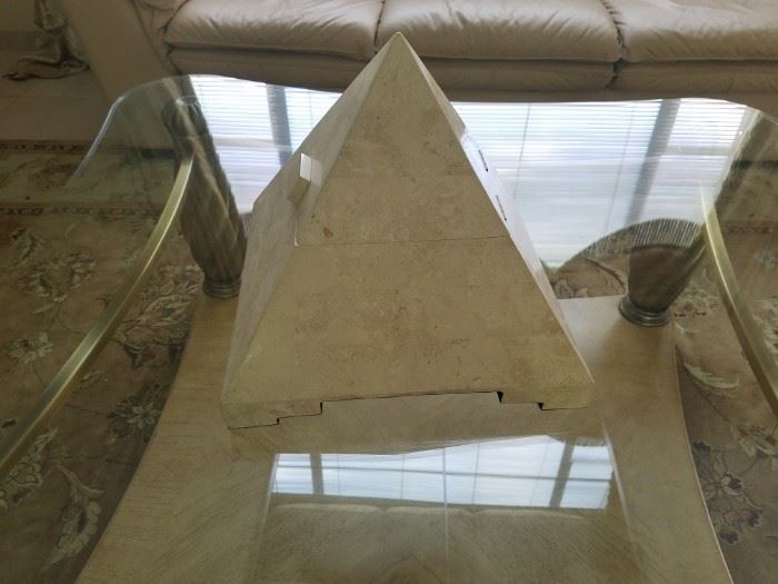 Tessellated Marble Storage Pyramid