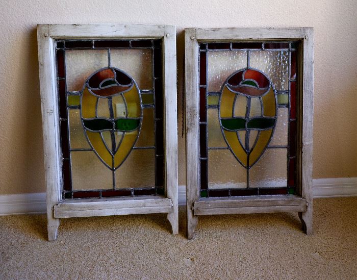 Great stained glass vintage windows.