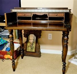 Antique desk for sale. All flips closed. Very unique.