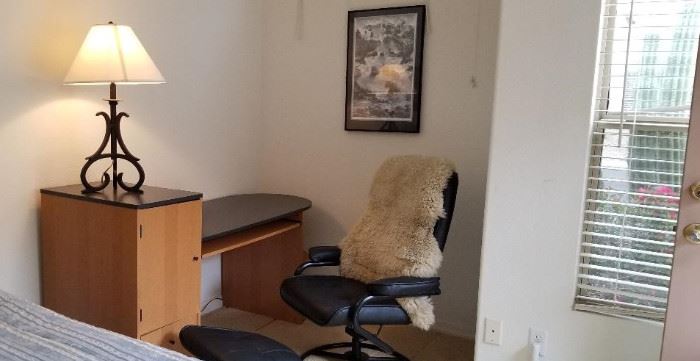 Office desk and chair for sale.