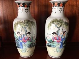 Chinese Vases - Pair 