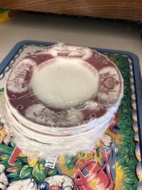 Full set of 12 Annapolis plates