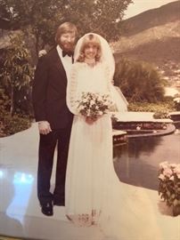 1970's wedding dress!  Size 6