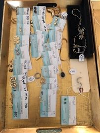 Loads of 14K gold jewelry - plus much more! Please not all jewelry will be removed from the house prior to the sale 