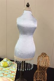 Decorative Mannequin Tabletop Décor, Hand Made Pin & Sewing Notions Pin Cushions 