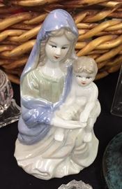 Madonna & Child Porcelain Figurine