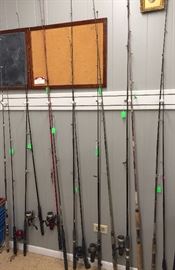 Assorted Fishing Poles