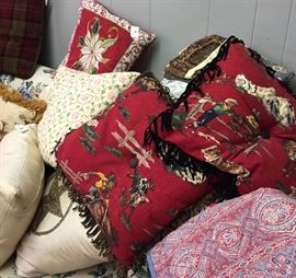 Assorted Throw Pillows ~ Cowboys Roping a Steer