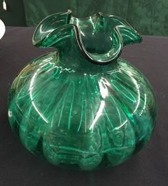 Emerald Green Vase/Container