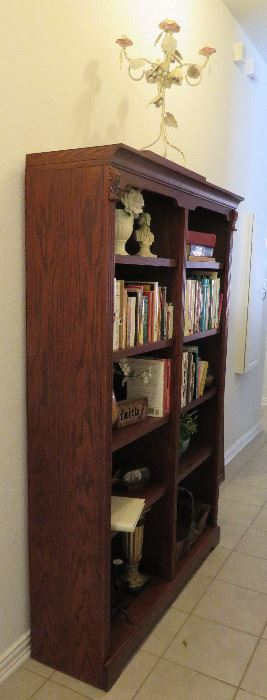 Bookcase, books, decorative items