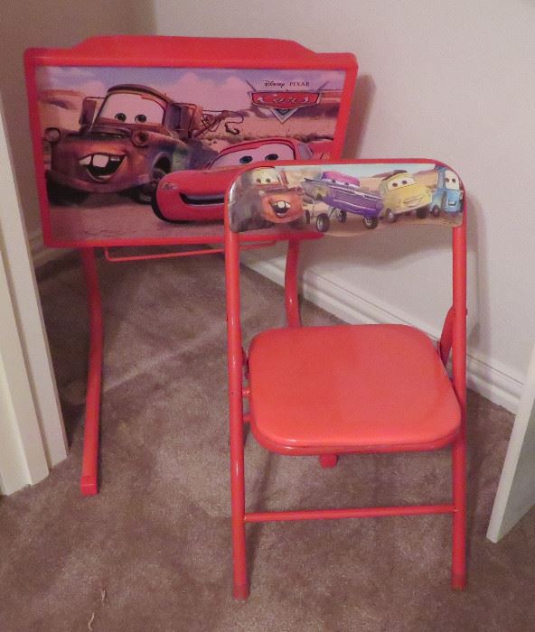 Disney Cars table and chair