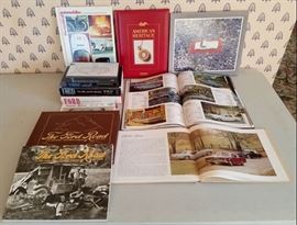 Books About Automotive History Ford Nissan Lincoln. Includes a great Swiss book "Auto-Universum: 1964 Ford Edition" detailing all Ford automobiles produced as of 1964.