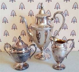 International Castleton Silverplated Coffeepot S&C