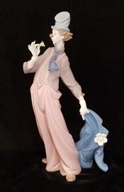 Lladro Spain Porcelain Figurine Clown & Daisy 6507