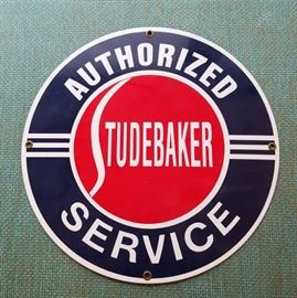 Studebaker porcelain sign