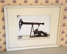 Old Shell Oil derrick photograph