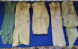 Old Boy Scout uniforms