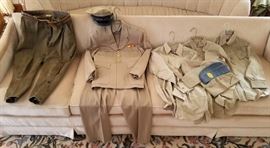 US Navy Uniforms circa WW2 & 1950s