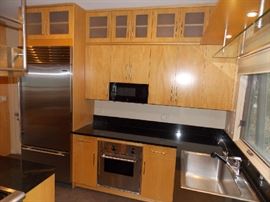 kitchen cabinets maple sink