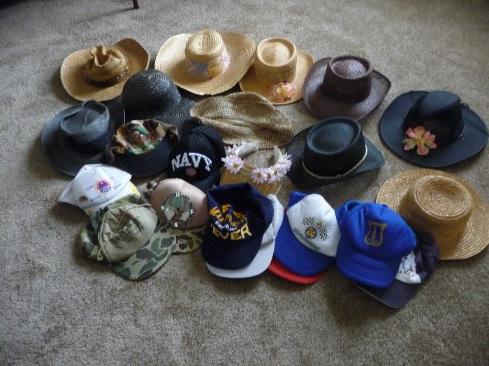 lots of assorted Hats