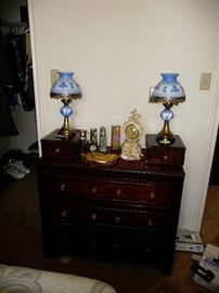 glove drawer dresser/ lamps / more
