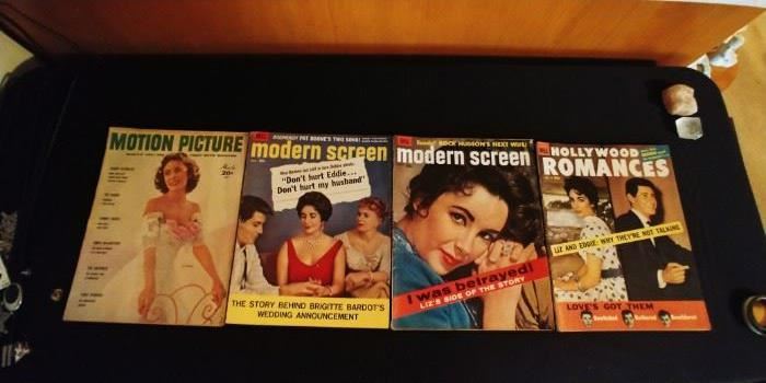 Large Collection of Vintage Magazines Featuring Elizabeth Taylor