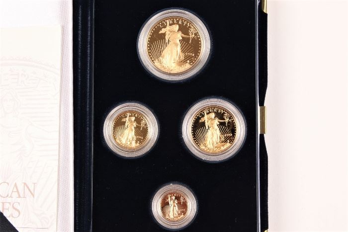 1994 U.S. Mint American Eagle Gold Four Coin Proof Set