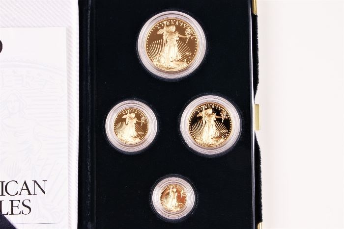 2003 U.S. Mint American Eagle Gold Four Coin Proof Set