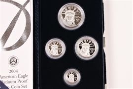 2004 U.S. Mint American Eagle Platinum Bullion Four Coin Proof Set